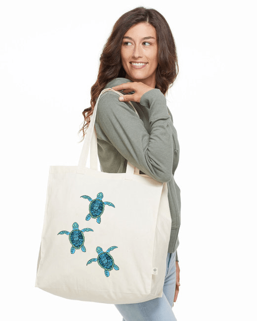 Tiny Travelers Organic Cotton Tote Bag