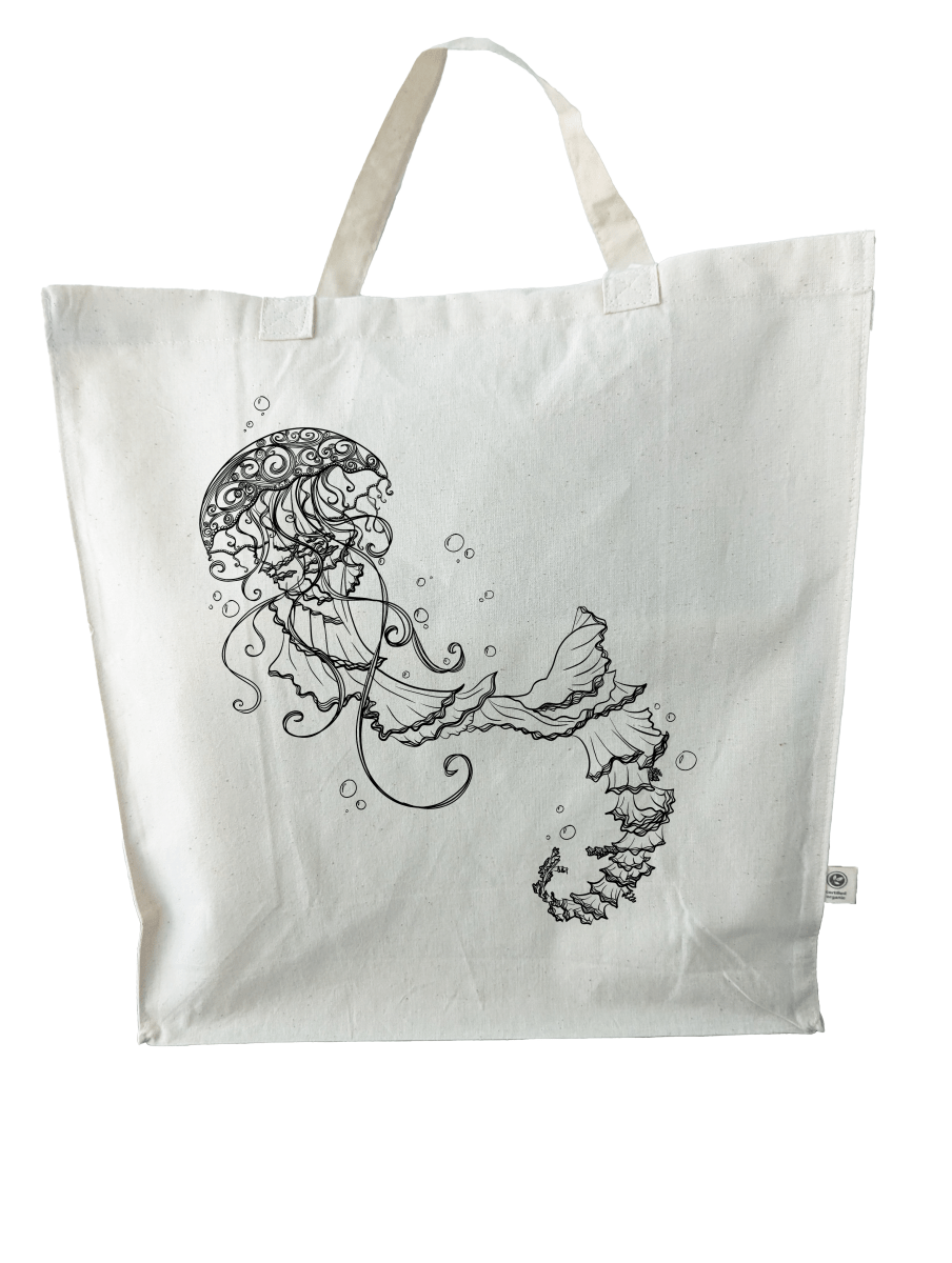 Watery Waltz Organic Cotton Tote Bag