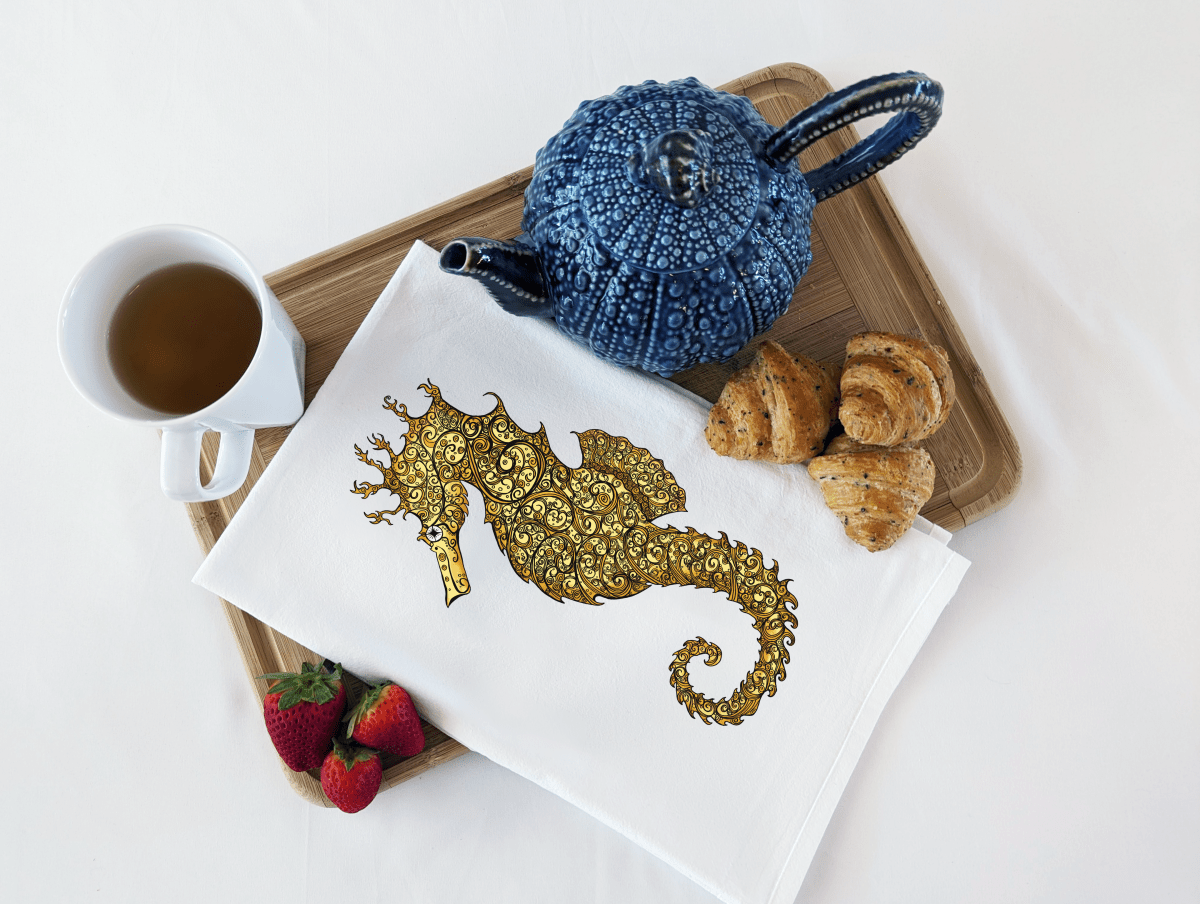 Seahorse Organic Cotton Kitchen Towels