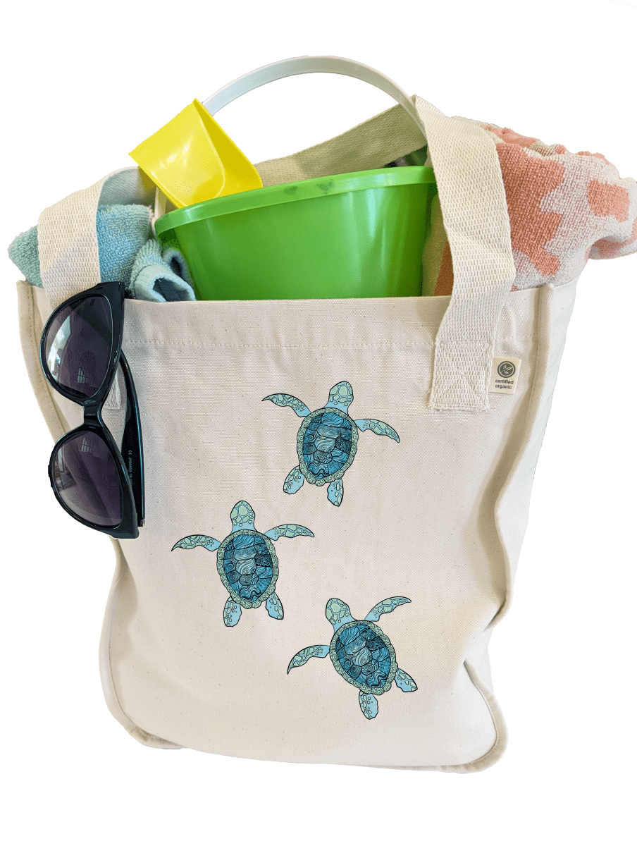 Tiny Travelers Heavyweight Organic Cotton Beach Bag