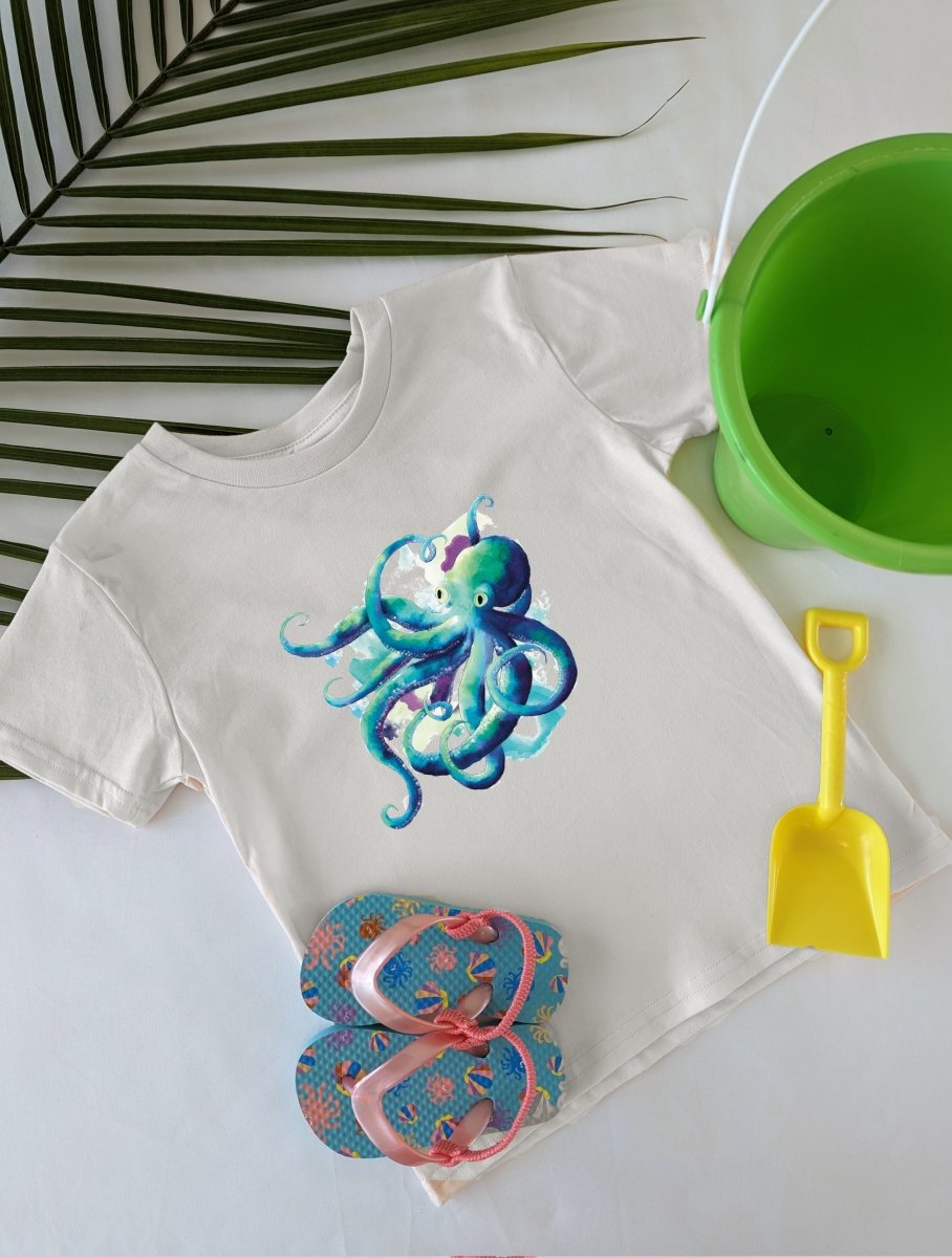 Kids Octopus Organic Cotton Tee