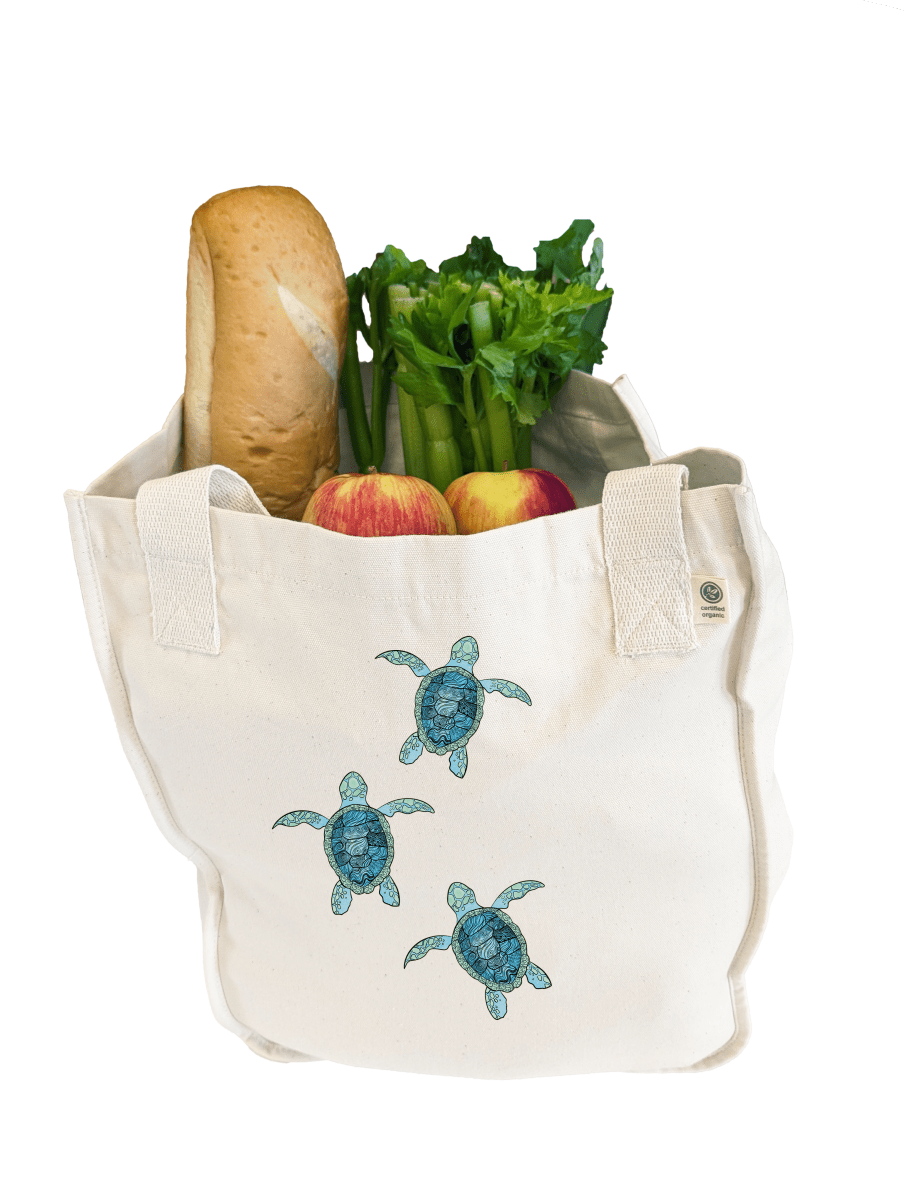 Tiny Travelers Heavyweight Organic Cotton Tote Bag