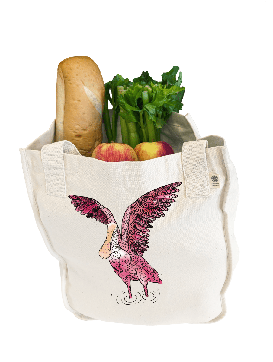 Roseate Reverie Heavyweight Organic Cotton Tote Bag